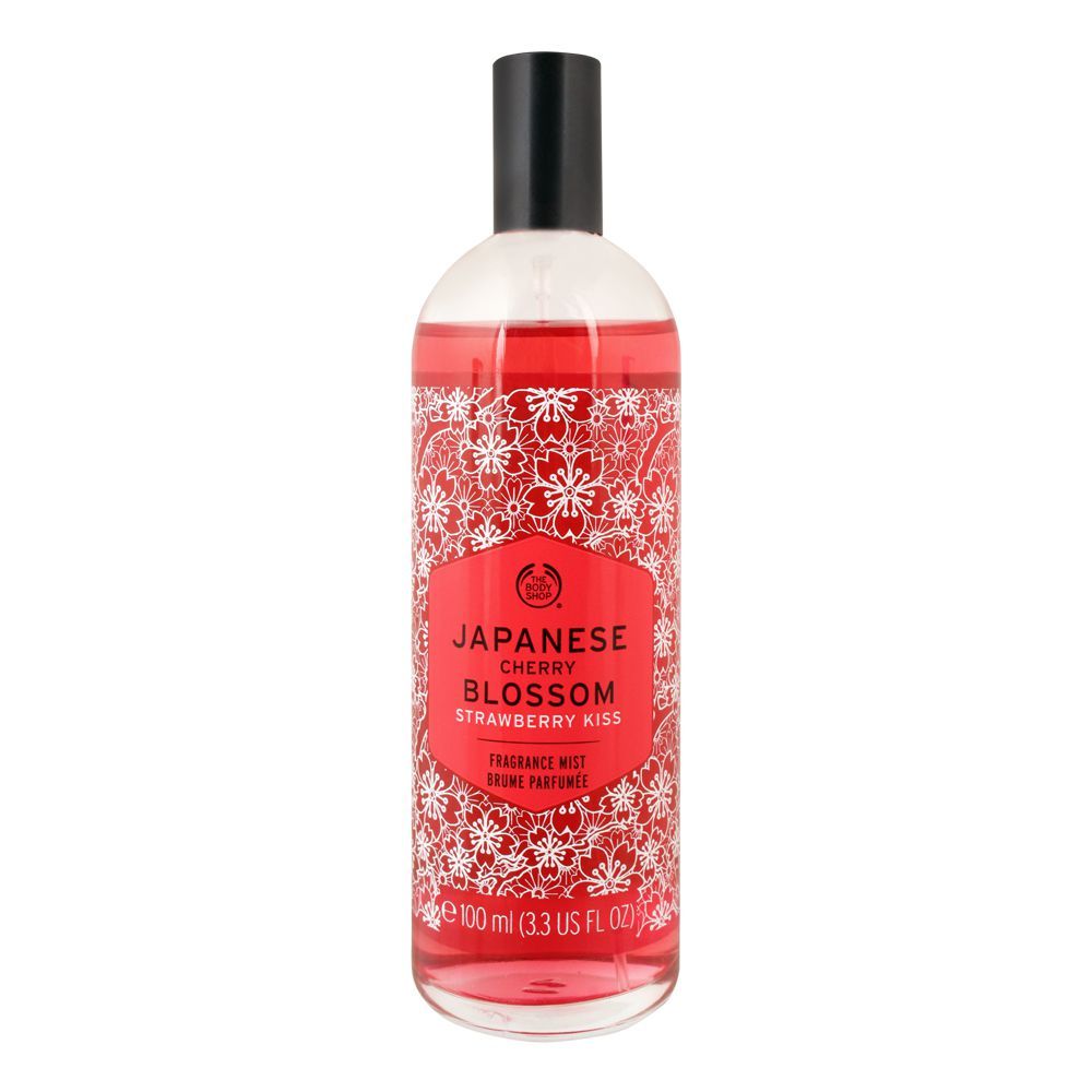 The Body Shop Japanese Cherry Blossom Strawberry Kiss Fragrance Mist, 100ml