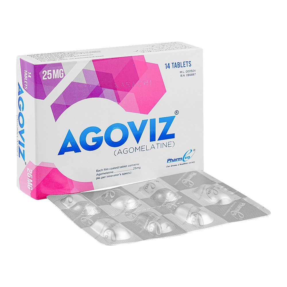 Agoviz Tablets 25mg, Box (14 Tablets)