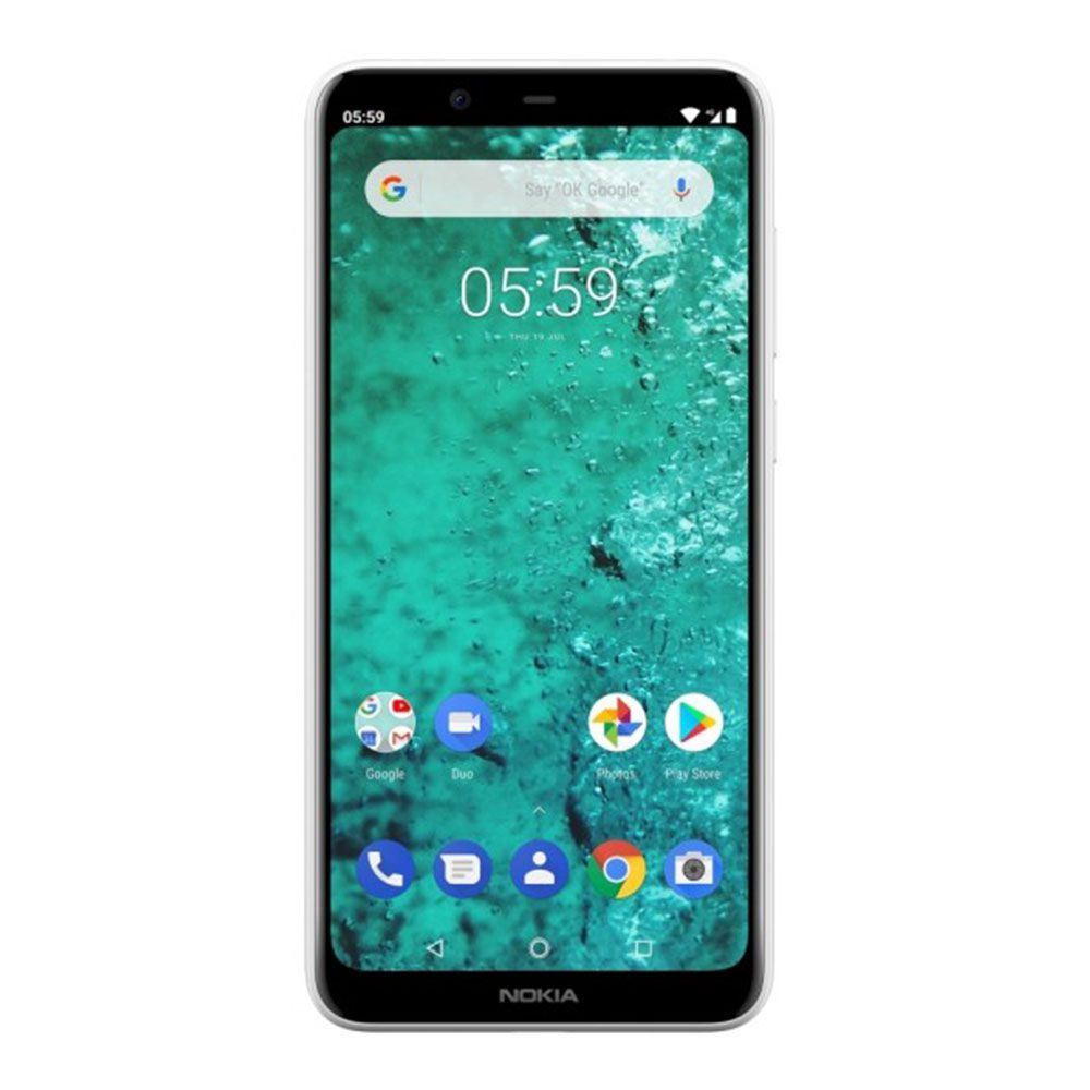 Nokia 5.1 Plus Dual SIM 3GB 32GB White Smartphone - TA-1105