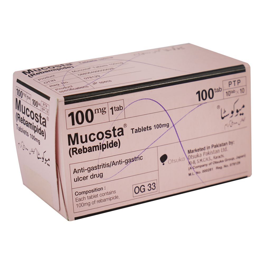 Otsuka Mucosta Tablet, 100mg, 10 X 10-Pack