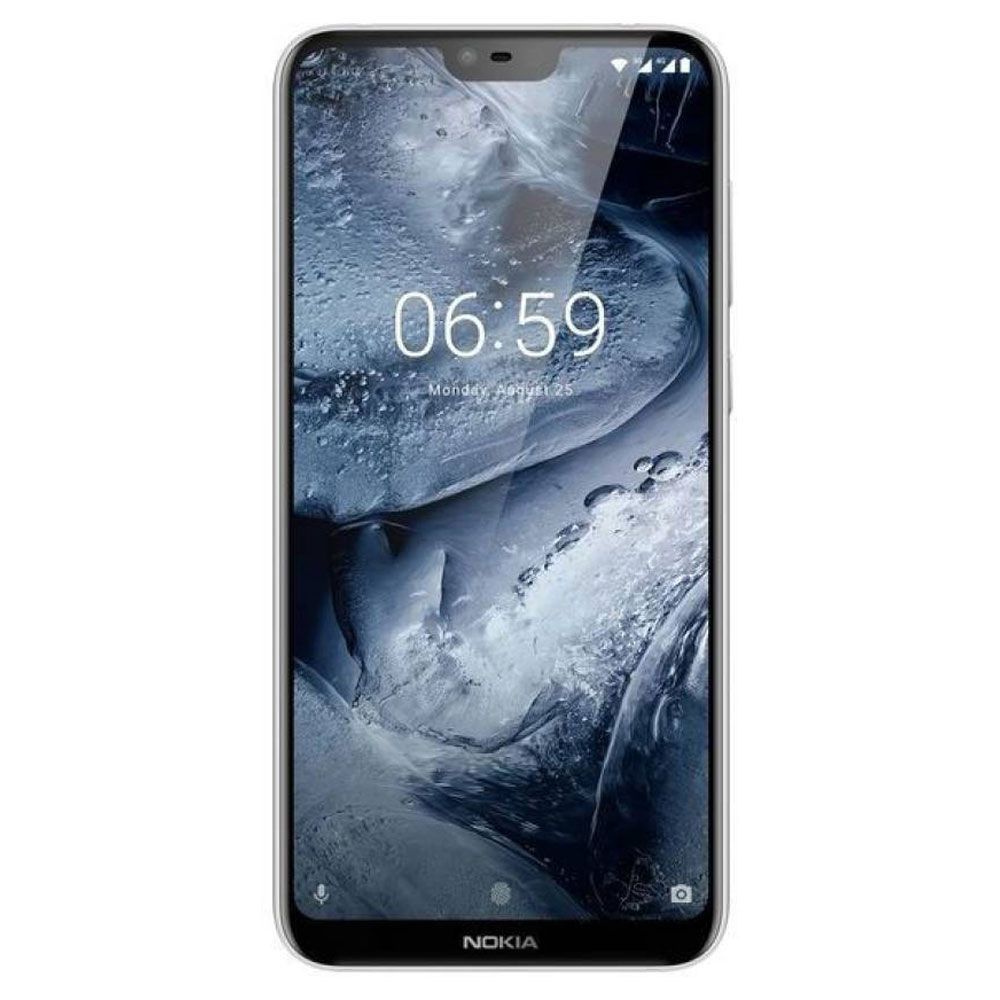 Nokia 6.1 Plus Dual SIM 4GB 64GB White Nena 2 Smartphone - TA-1116