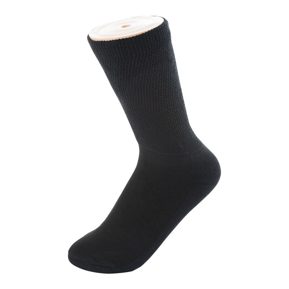 Sockoye Diabetic Crew Socks CB Black