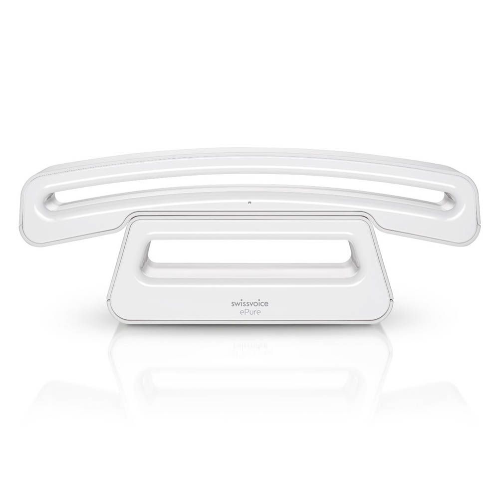 SwissVoice ePure Mobile Corded Handset, White, CH01