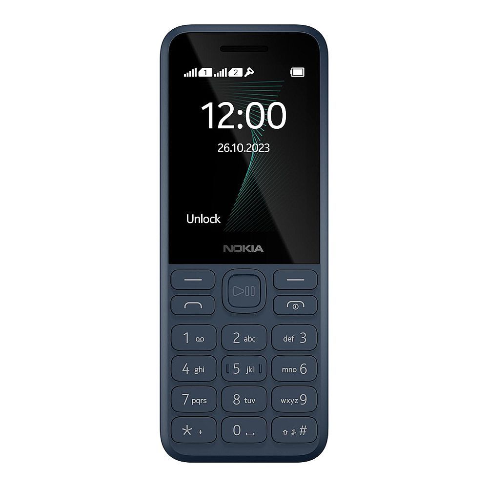 Nokia 130 TA-1576 DS, Dual SIM, Blue, 2.4" Screen, 1450mAh Battery, 4MB RAM, Feature Phone