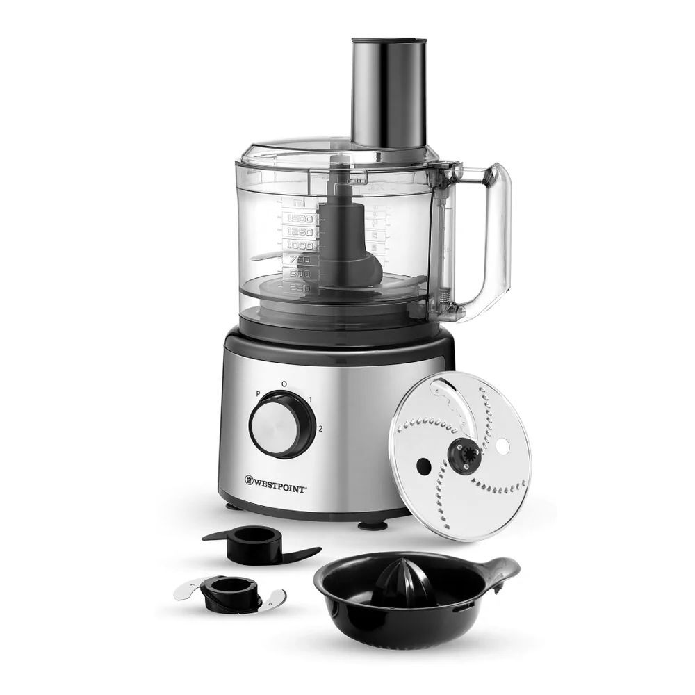 Westpoint Professional Kitchen Robot, Slicer + Shredder + Chopper, WF-505