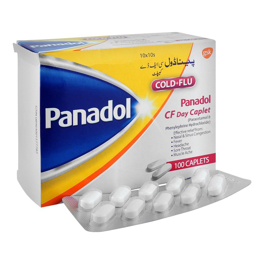 GSK Panadol-CF Day Caplet, 1-Strip