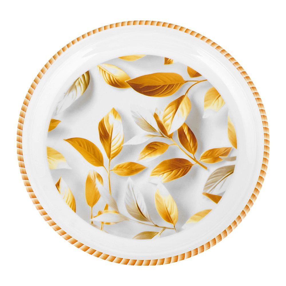 Sky Melamine Flat Plate, Brown, 10 Inches