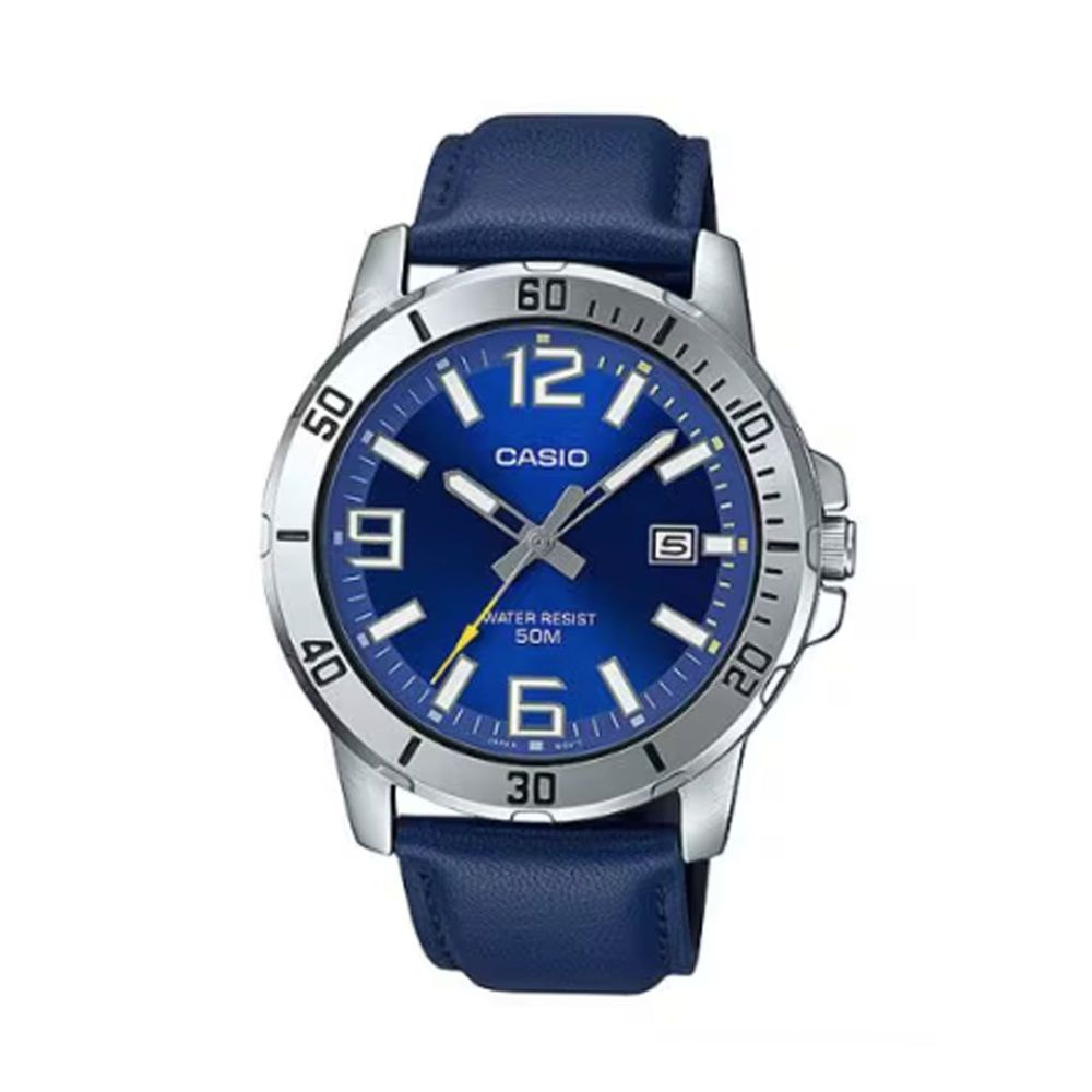Casio Men's Band Analog Watch, MTP-VD01L-2BVUDF