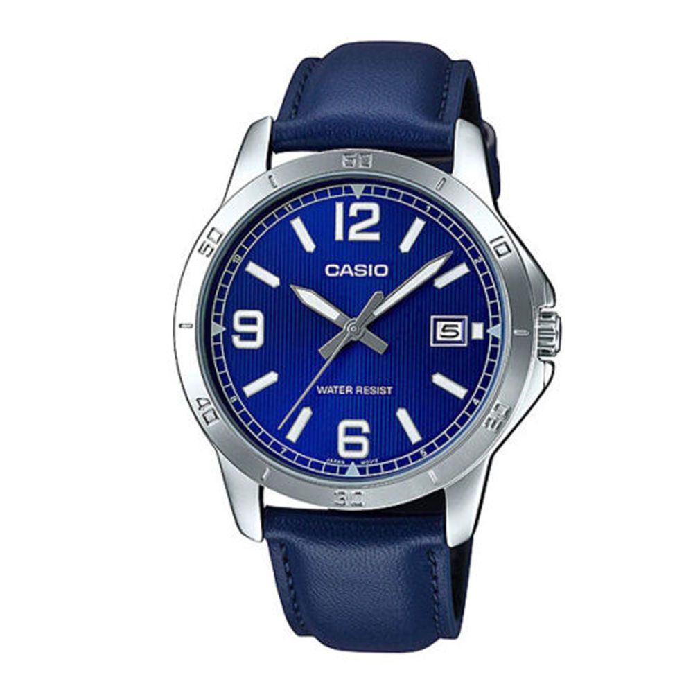 Casio Men's Band Analog Watch, MTP-V004L-2BUDF