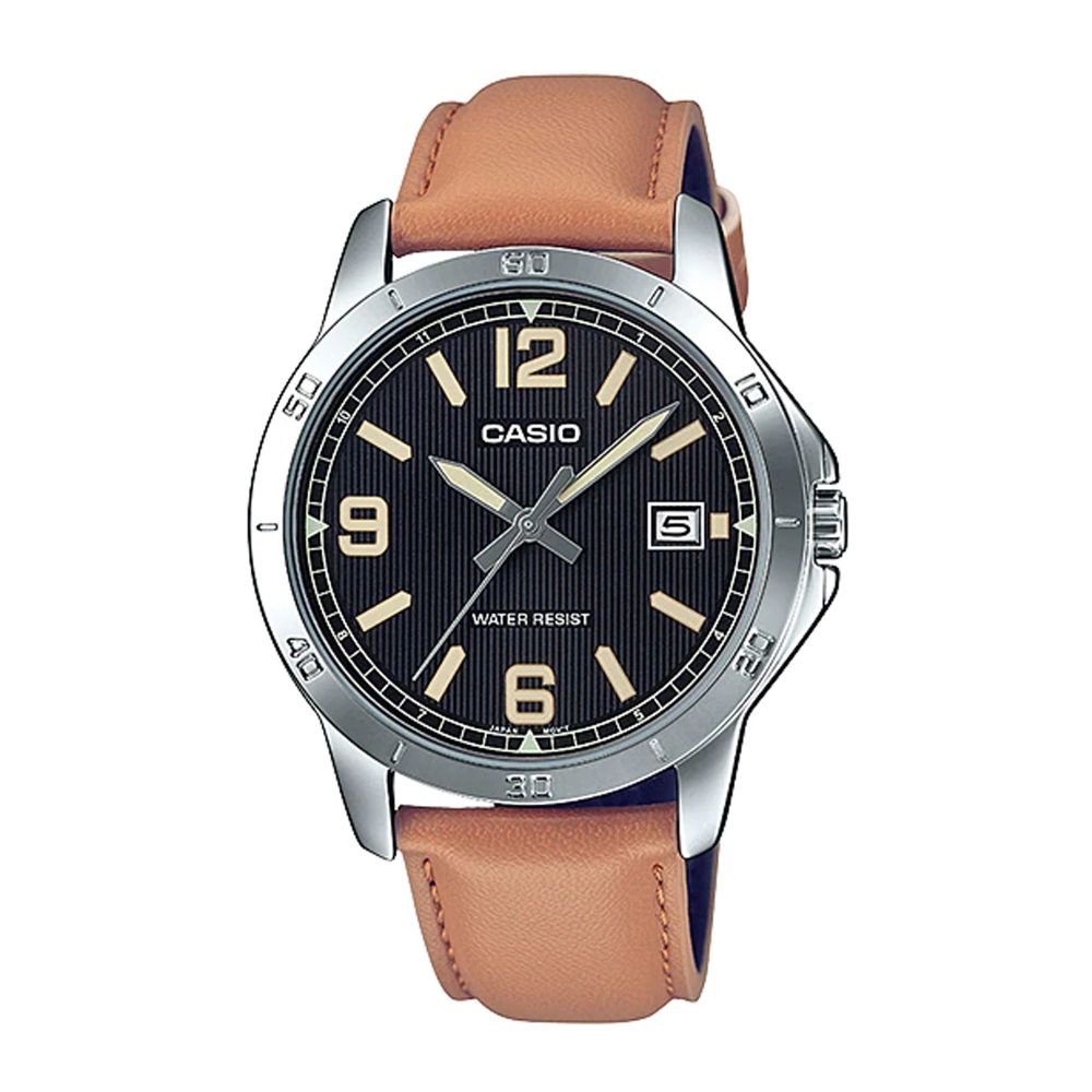Casio Men's Band Analog Watch, MTP-V004L-1B2UDF
