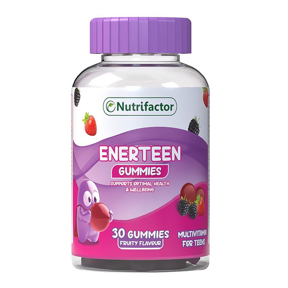 Nutrifactor Enerteen Gummies Multivitamin For Teens, 30-Pack