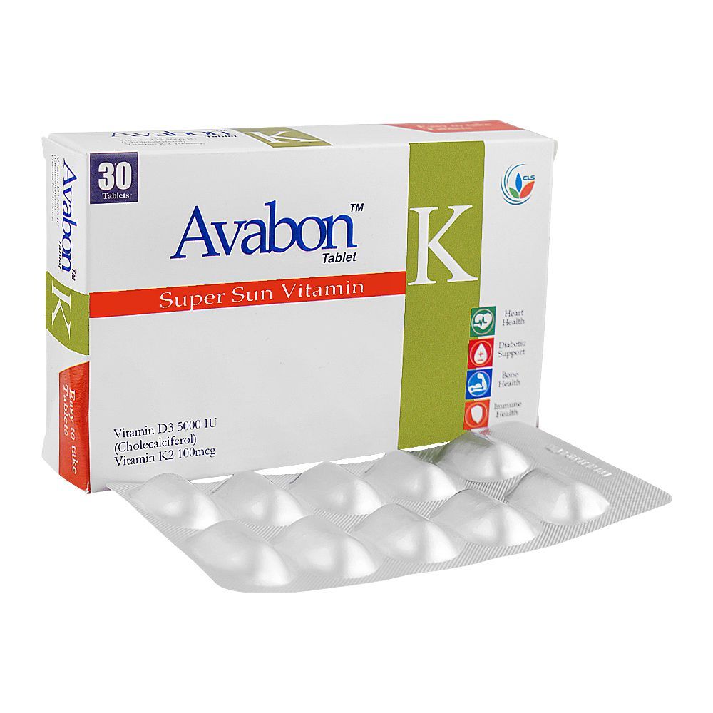 A.R NUTRACEUTICAL PHARMA Avabon K, 30 Tablets
