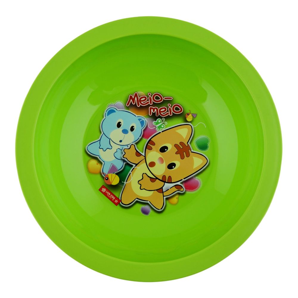 Lion Star Emily Plate 02, BPA Free, Green, MW-52 (6.5W X 1.4D Inches)