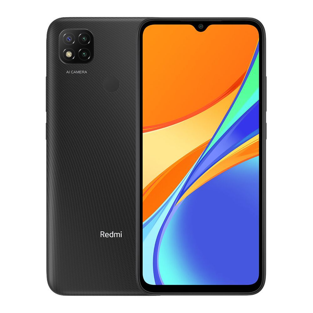 MI Redmi 9C 3GB/64GB Smartphone, Midnight Gray