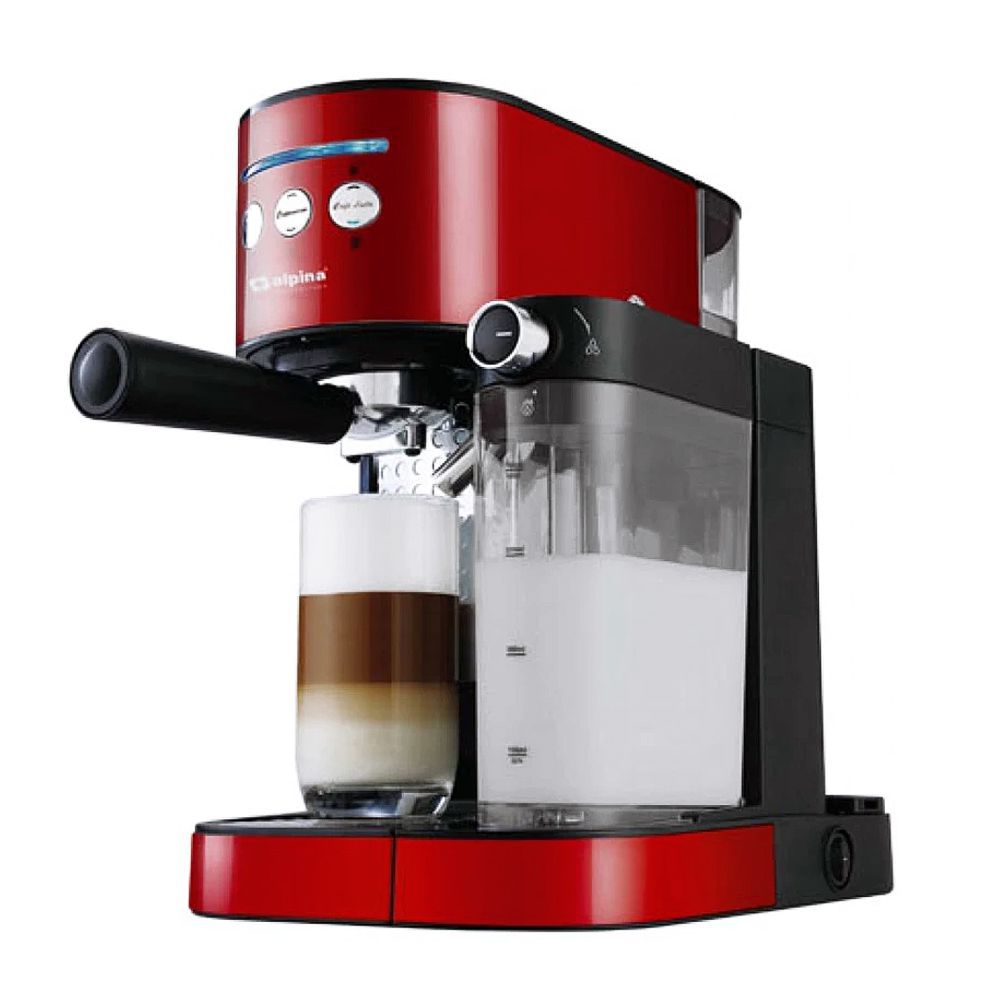 Alpina Espresso Coffee Machine, Red/Black, SF-2822
