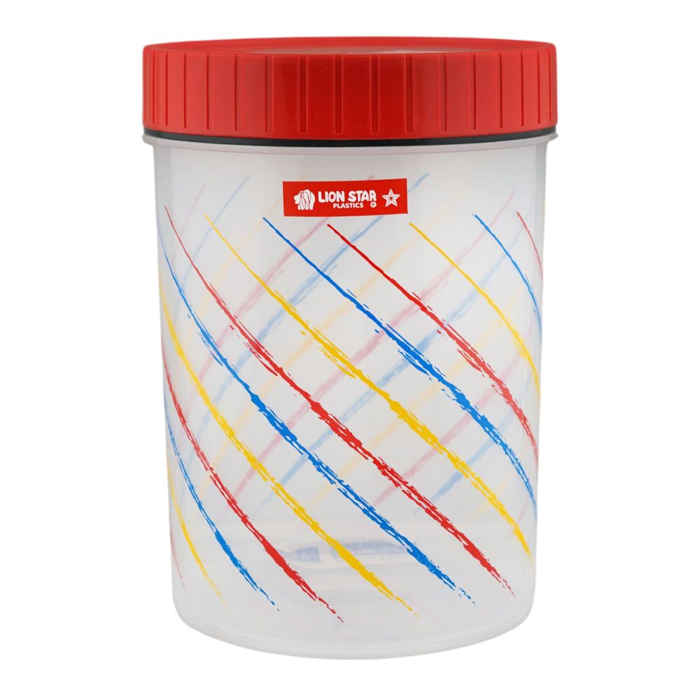 Lion Star Tiffany Candy Pot, Large, 1600ml, Red, PTT-6