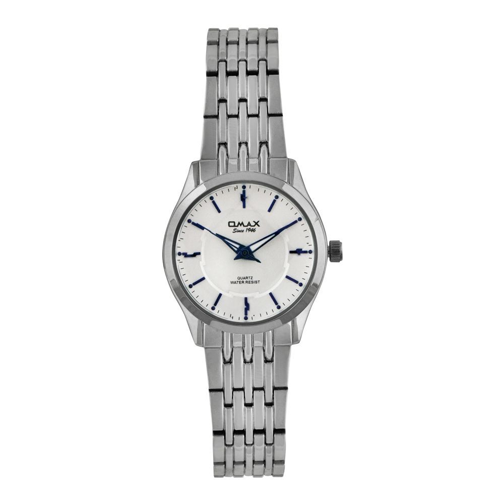 Omax Women's Stainless Steel Silver Round Dial With Bracelet Analog Watch, CGH004I008