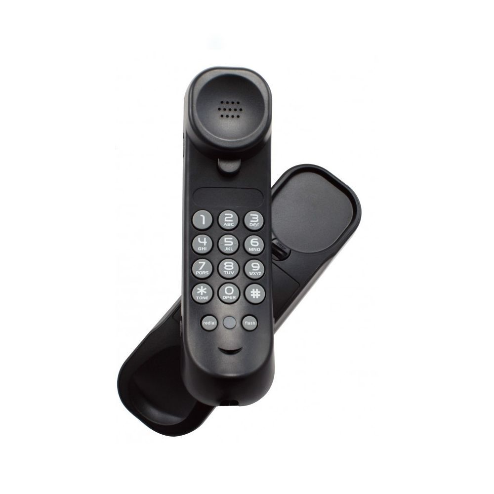 Uniden Trimline Corded Phone, Black, AS7101