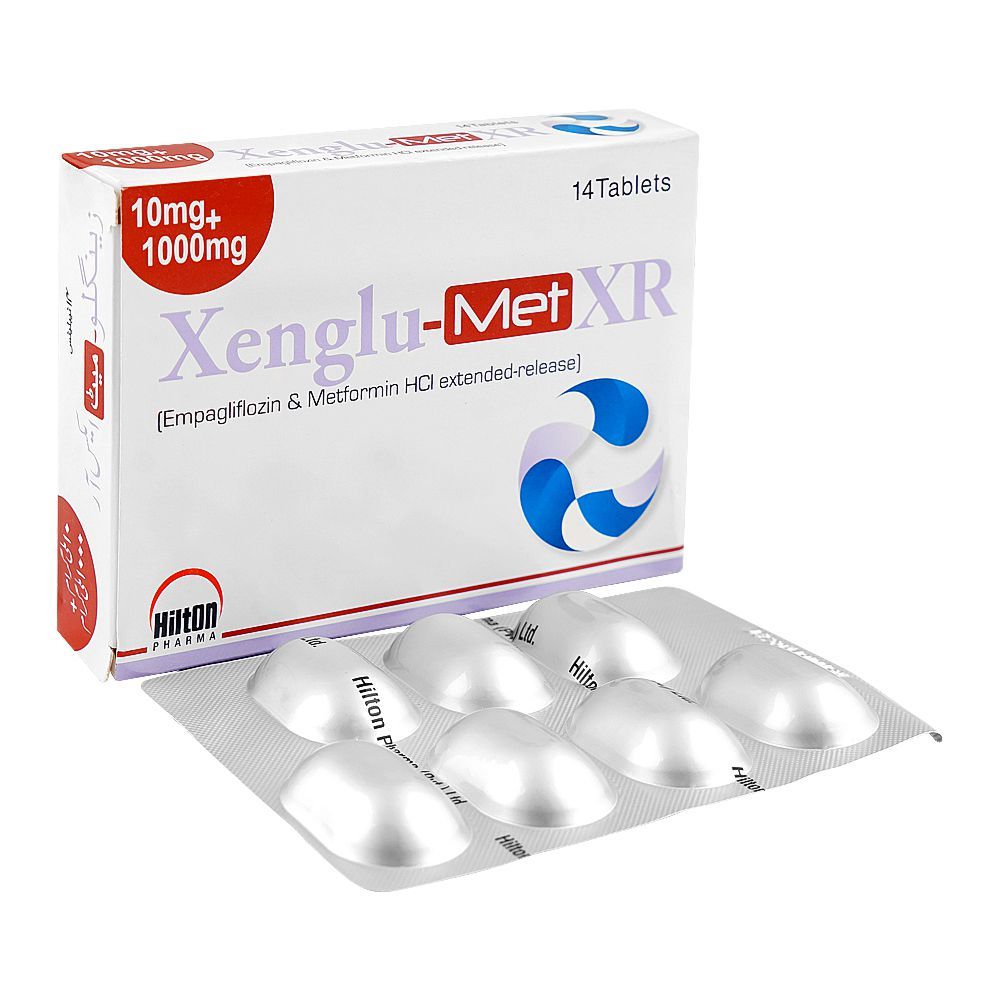 Hilton Pharma Xenglu-Met XR Tablet 10/1000mg Box, 14-Pack