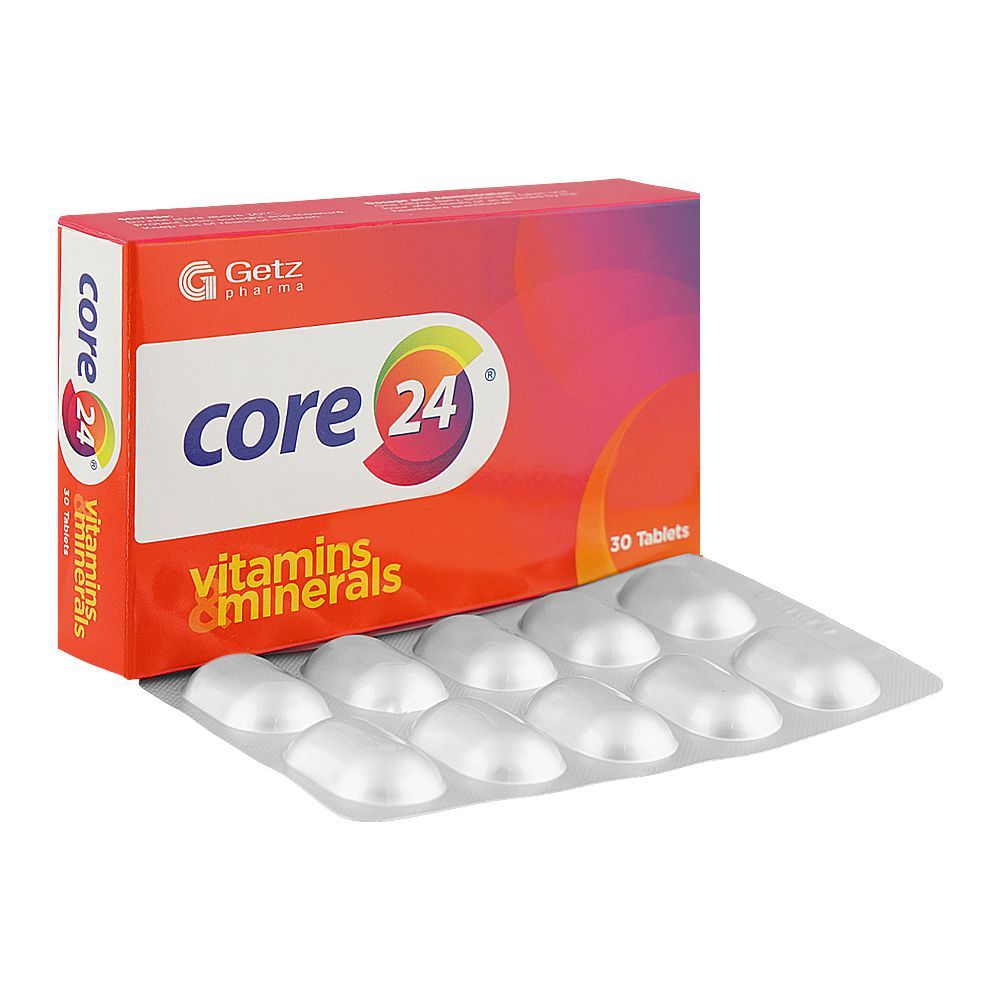 Core 24 Vitamins & Minerals, Box (30 Tablets)