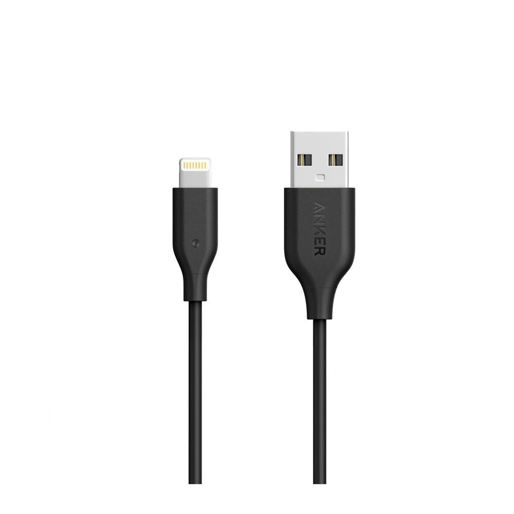 Anker Power Line Select+ USB-A Cable With Lightning Connector, 6ft, Black, A8013H11