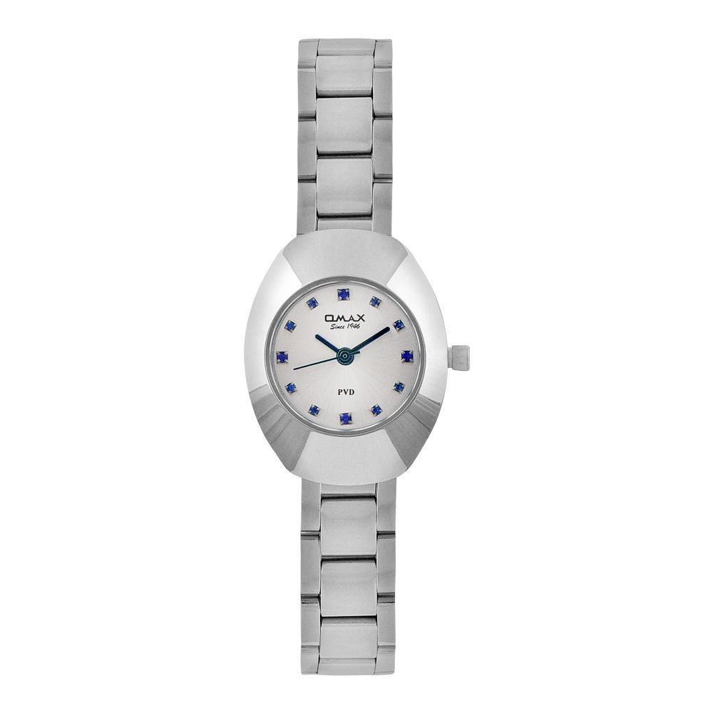 Omax Women's PVD Chrome Designed Dial With Bracelet Analog Watch, FSB014I058