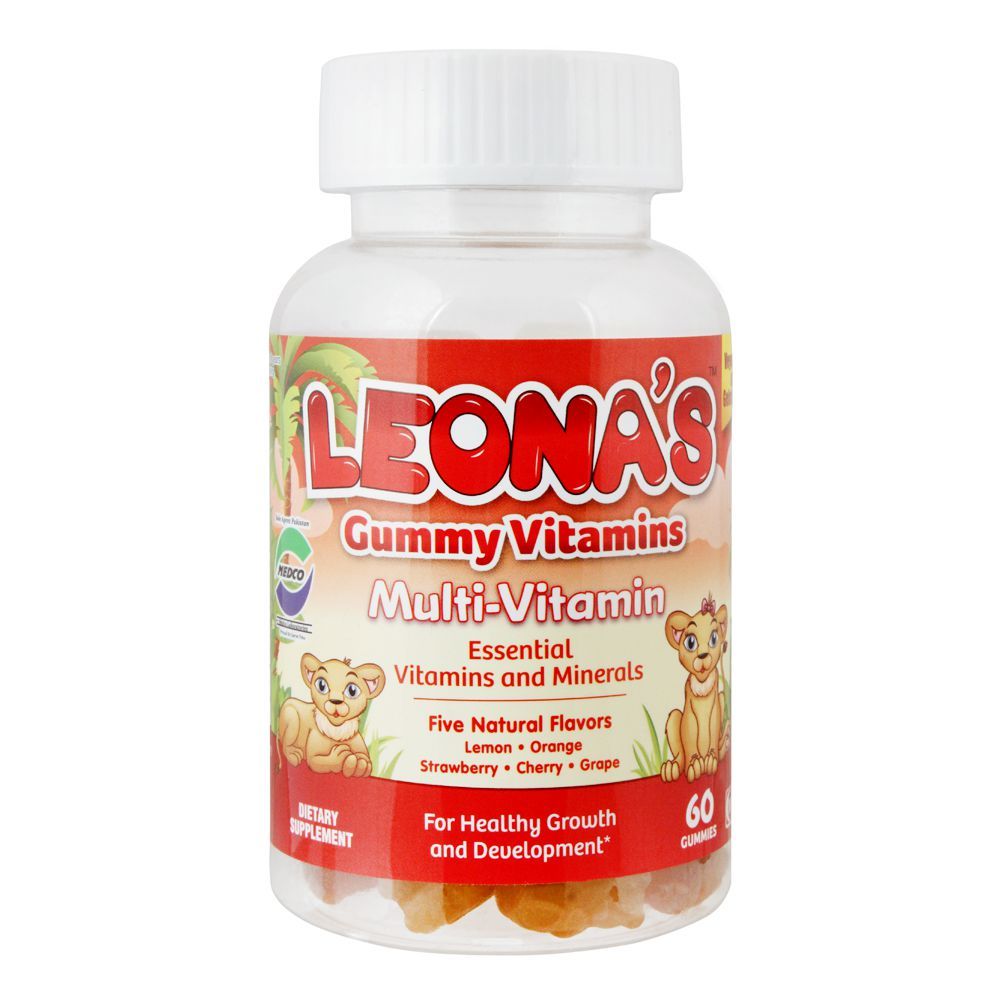 Leona's Multi-Vitamin, Dietary Supplement, 60 Gummy Vitamins