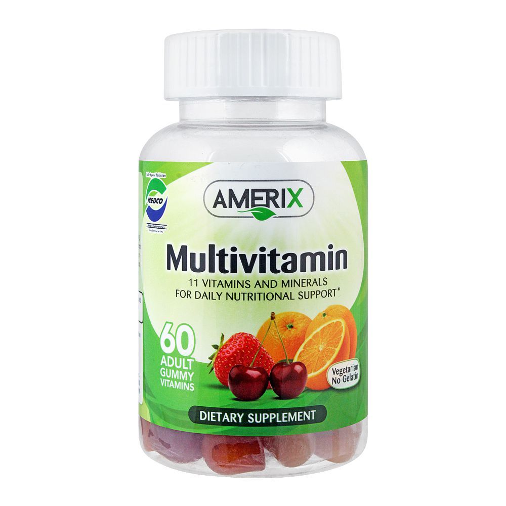 Amerix Multivitamin Dietary Supplement, 60 Adult Gummy Vitamins