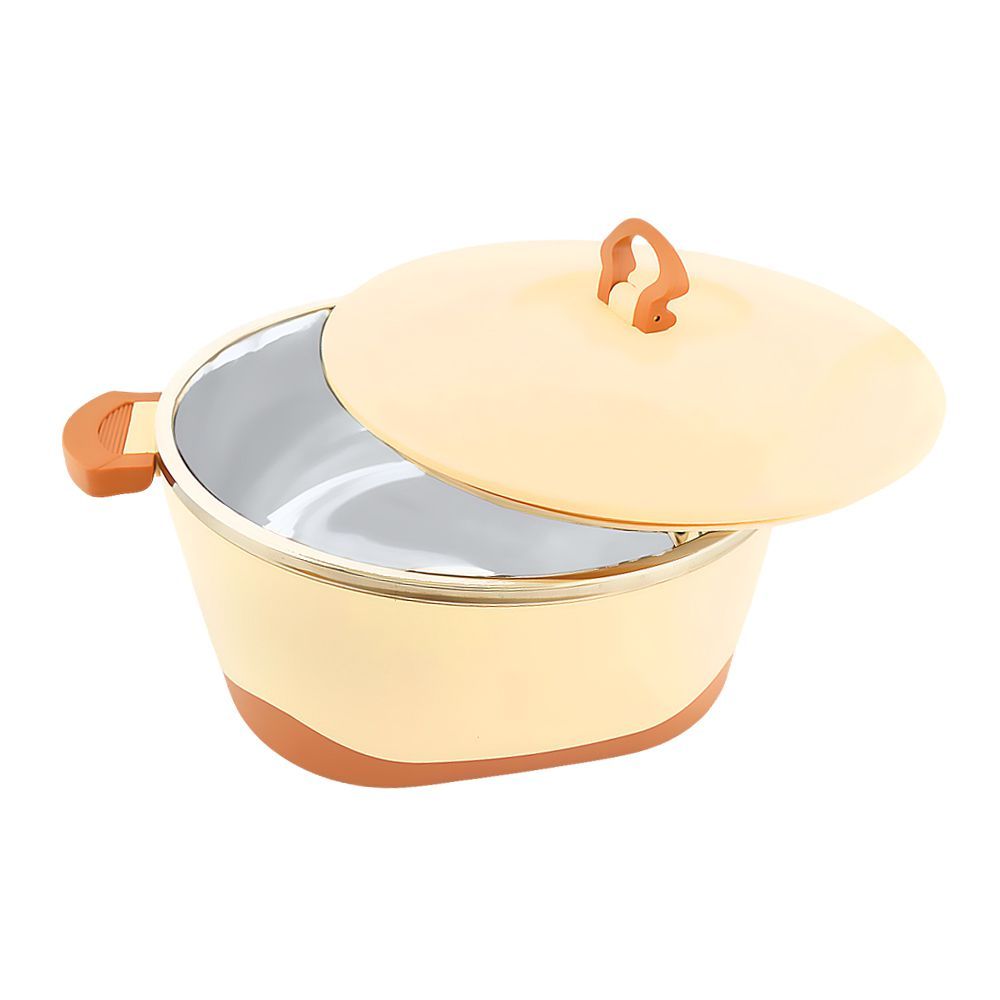 Happy Ware Hot Pot With Lockable Lid, 26.5 x 20 x 11cm, 1800ml, Beige, SU-631