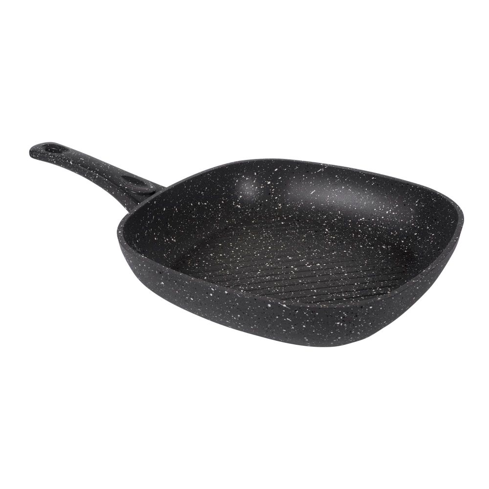 Prestige Saflon Granite Grill Pan, 24cm, Grey, SF-9024GR