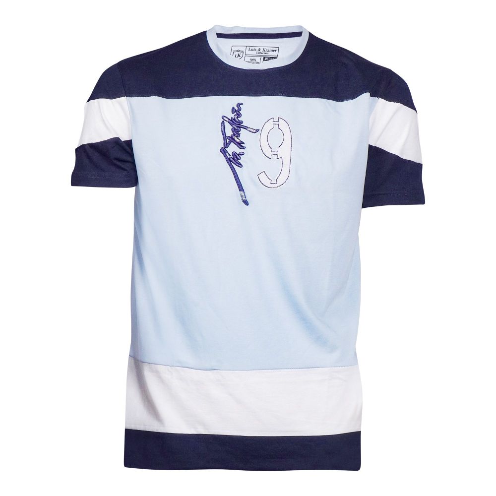 Pace Setters Round Neck 9 T-Shirt, Sky Blue, 125