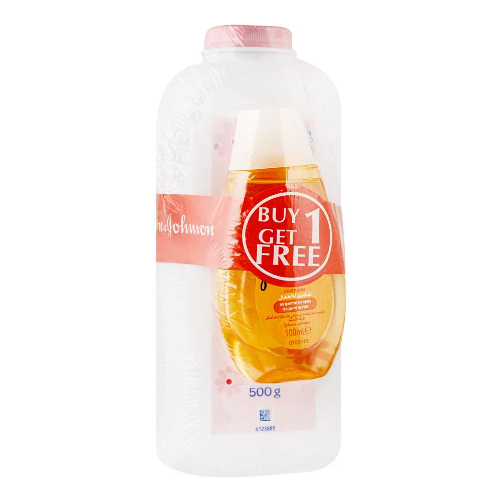Johnson's Blossom Baby Powder 500g+Shampoo 100ml Buy Get 1 Free