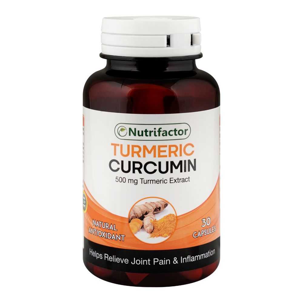 Nutrifactor Turmeric Curcumin Food Supplement Tablets, 30-Pack