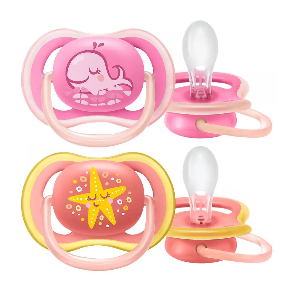 Avent Ultra Air Soothers, 2-Pack, 6-18m, SCF085/04