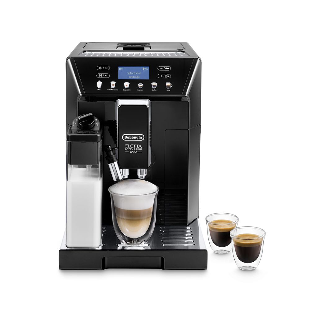 Delonghi Eletta Cappuccino Evo Automatic Coffee Machine, ECAM46.860