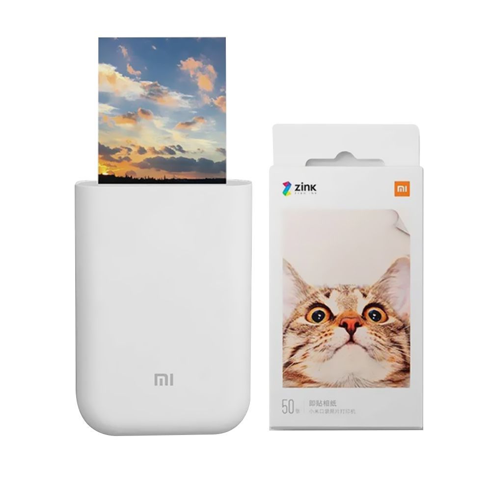Xiaomi MI Portable Photo Printer Paper, 2 x 3 Inch, 20-Sheets