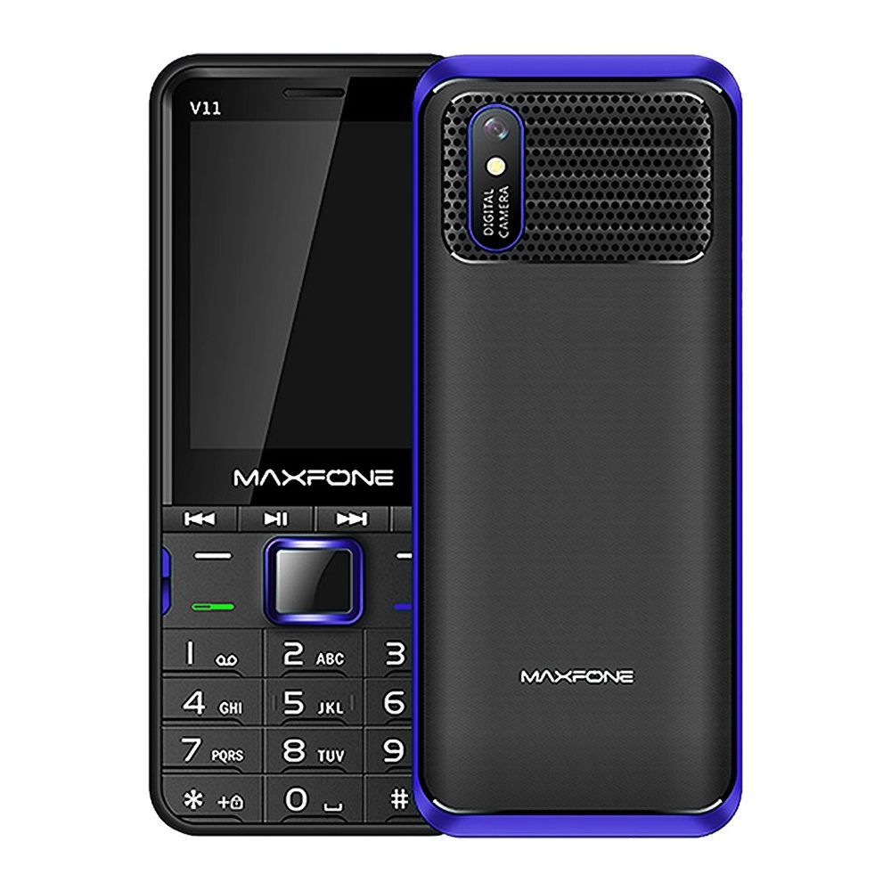 Maxfone V11 Black/Blue Mobile Phone