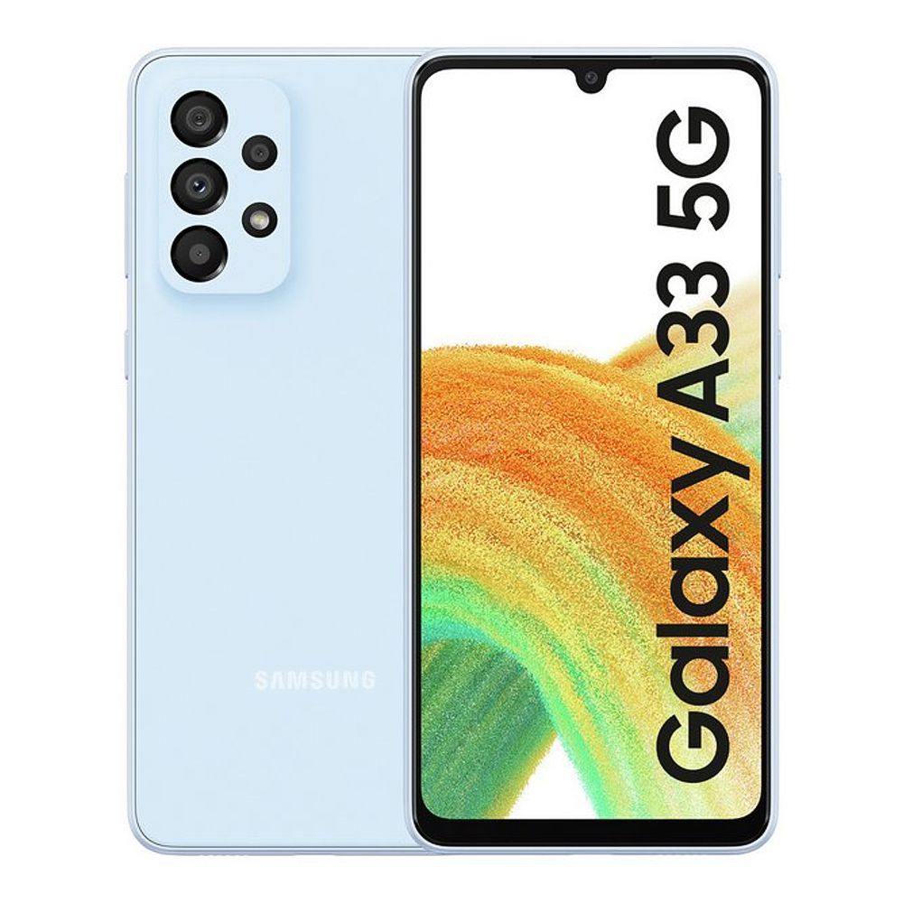 Samsung Galaxy A33 8GB/128GB Smartphone, Awesome Blue