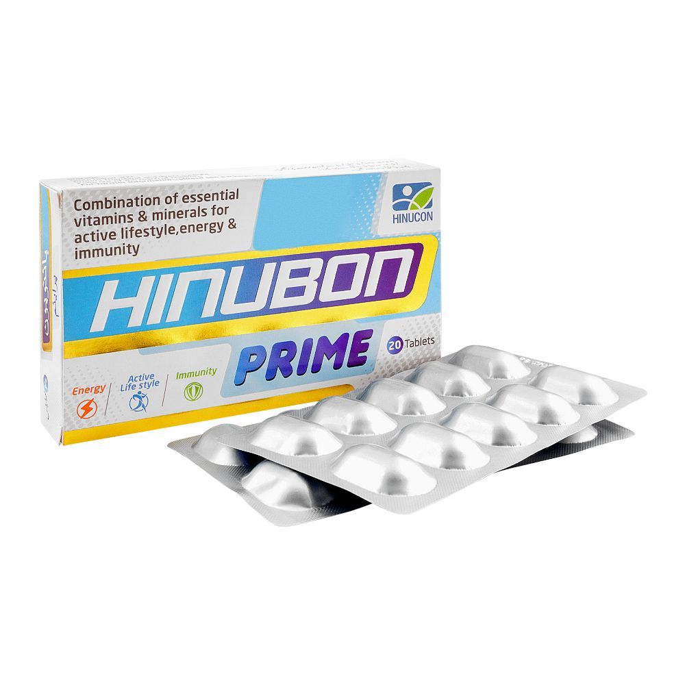 Hilton Pharma Hinubon Prime Tablet, 20-Pack