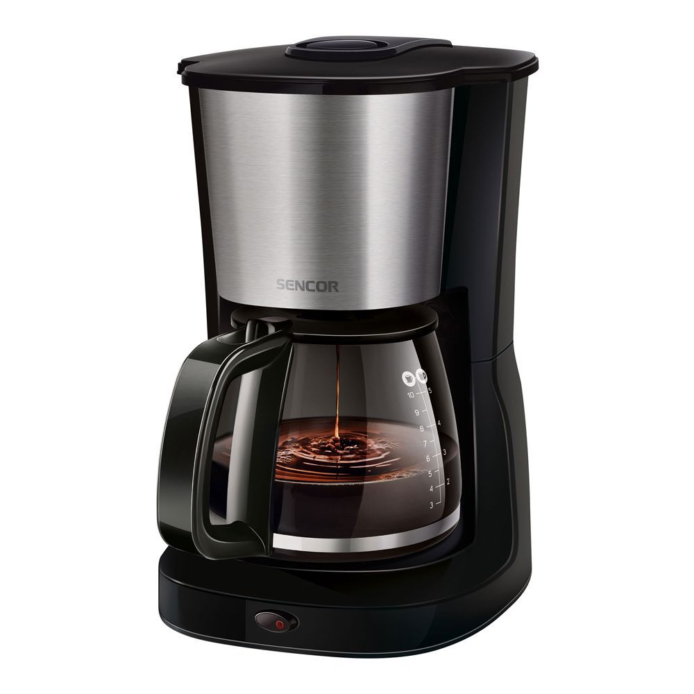 Sencor Coffee Machine, 1.25Ltr, 1000W, SCE-3050SS