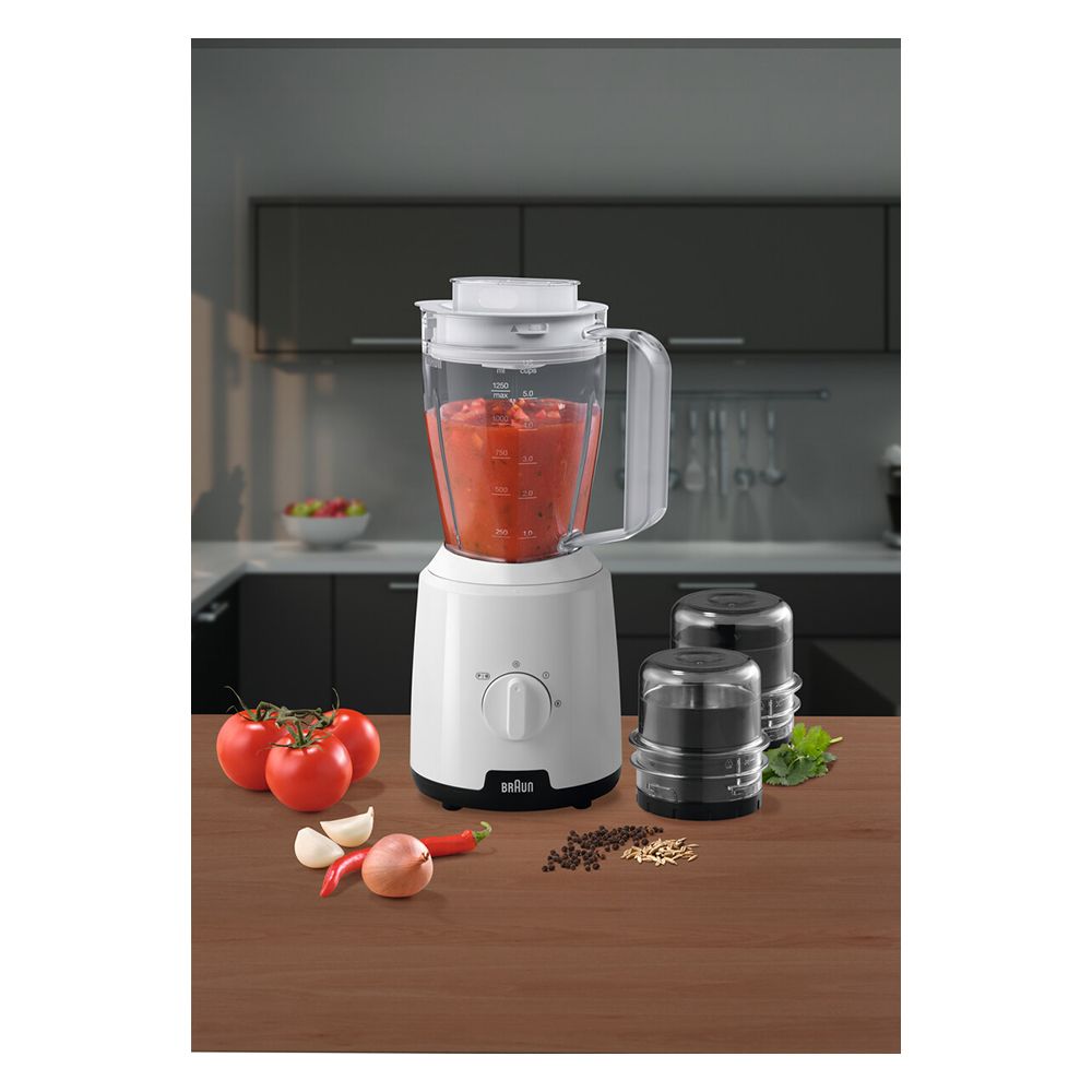 Braun Power Blend 1 Jug Blender, 600W, White, JB-1023