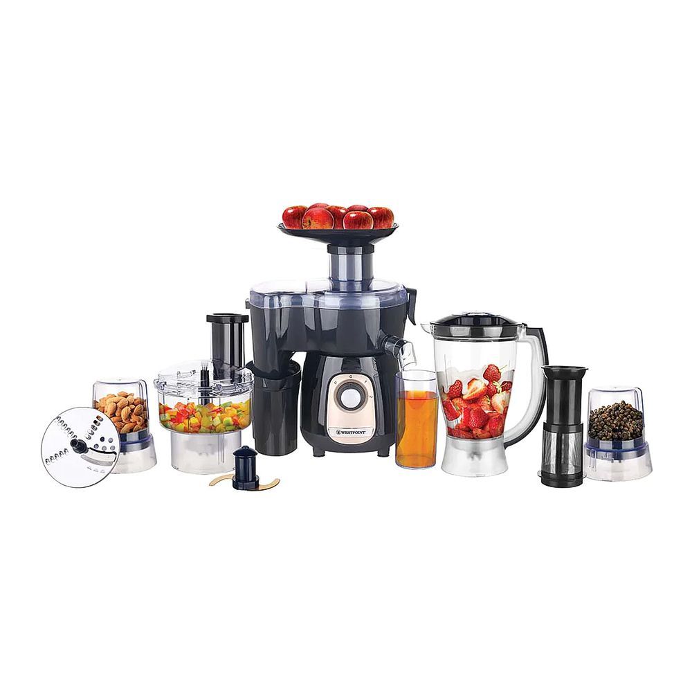 West Point Professional Kitchen Chef Food Processor, Black, 450W, WF-7805