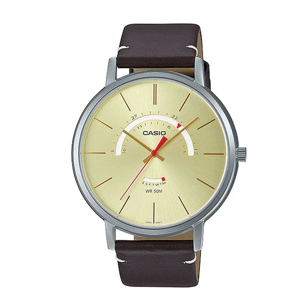 Casio Men's Band Analog Watch, MTP-B105L-9AVDF