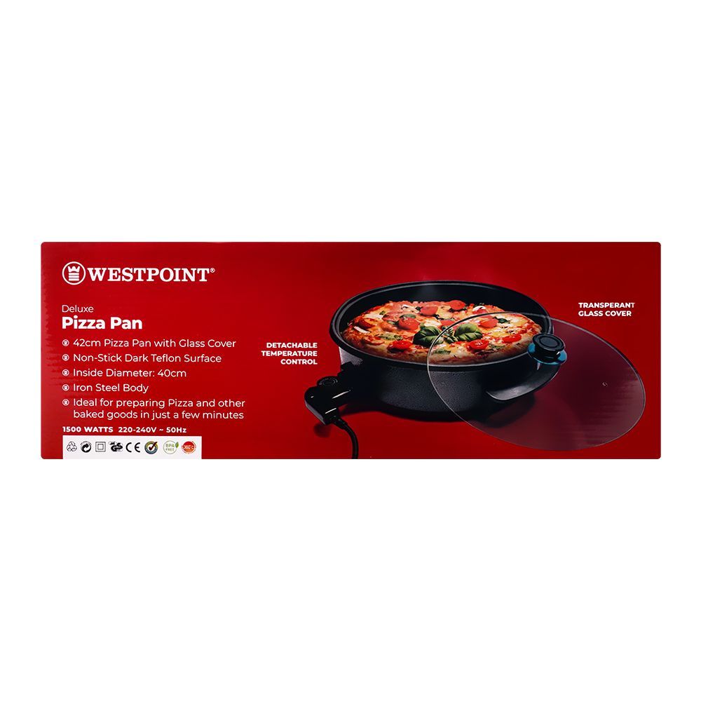 West Point Deluxe Pizza Maker, 1500W, WF-3166