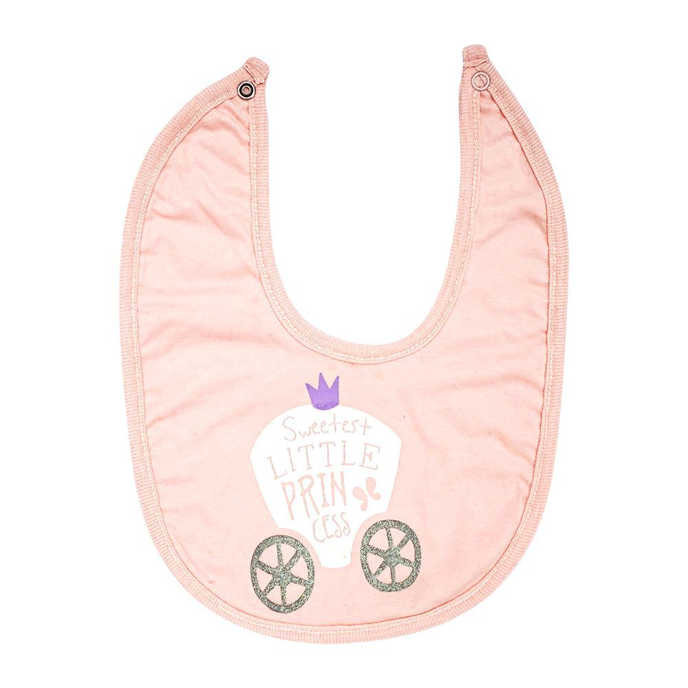 The Nest Single-Jersey Princess Land Bib, Veiled Rose, One Size, 6156
