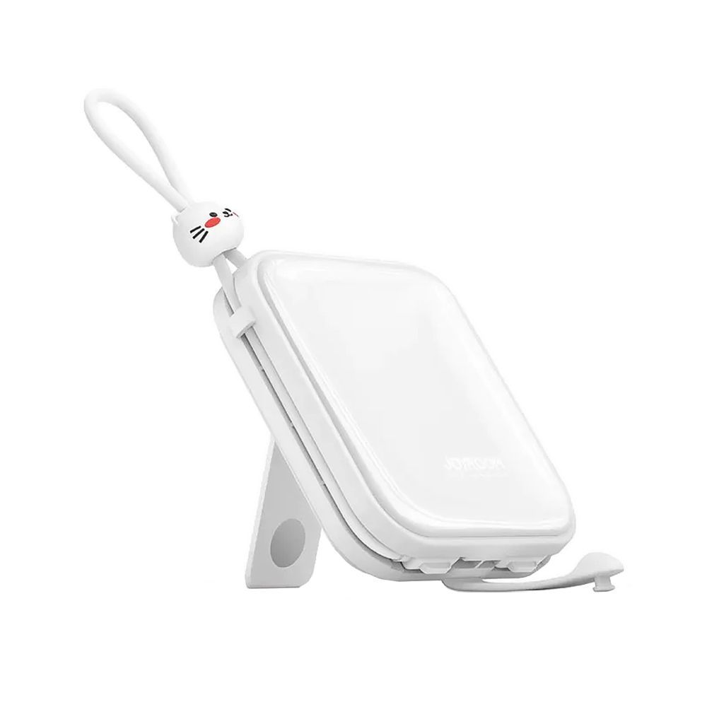 Joyroom 22.5W 10000mAh Power Bank With Kickstand Built-In Lightening & Type-C Cables, JR-L008