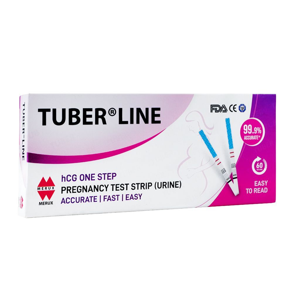 Tuber Line One Step Pregnancy Test Strip Kit, 1-Pack
