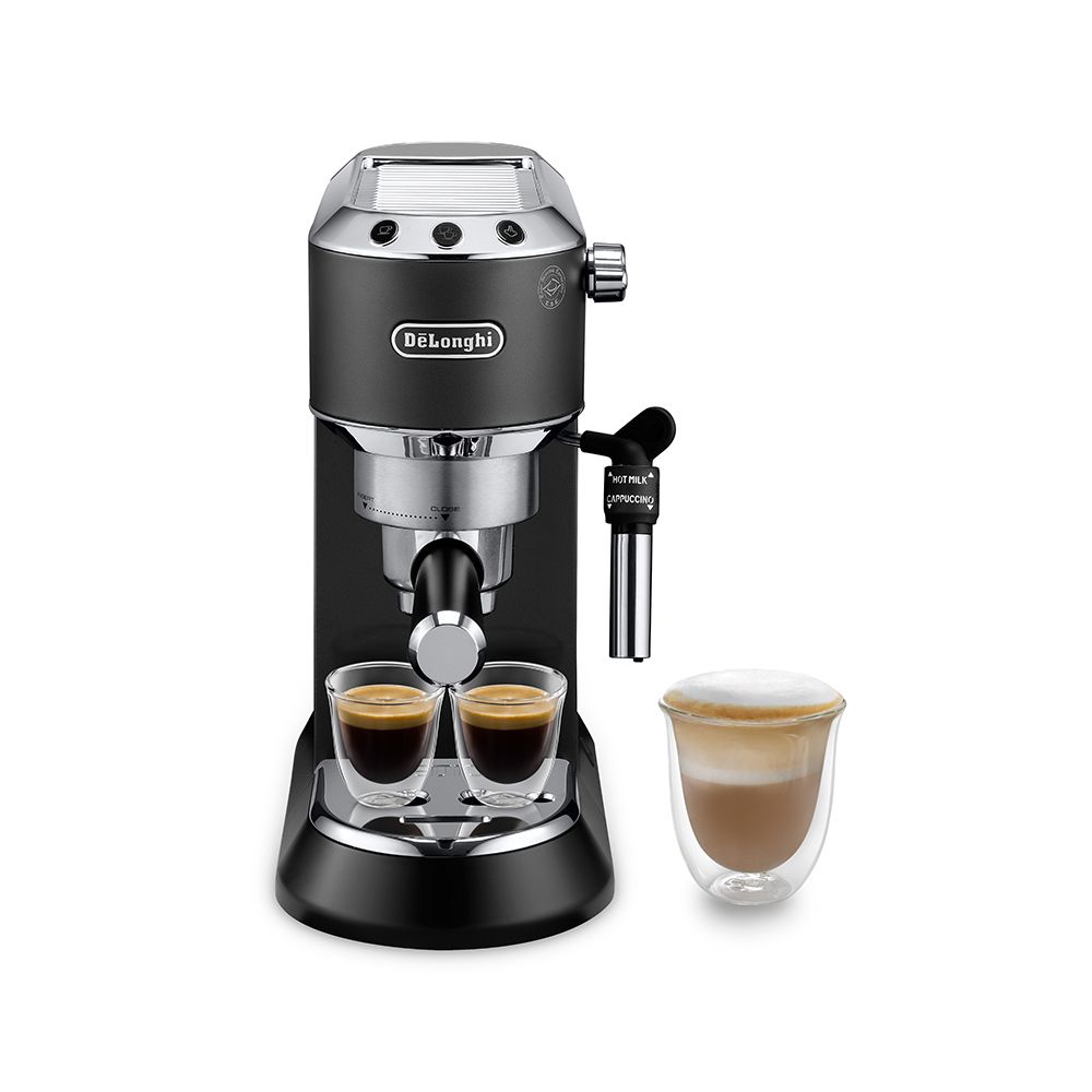 DeLonghi Dedica Style Espresso & Cappuccino Coffee Machine, 15 Bar, EC-685.BK