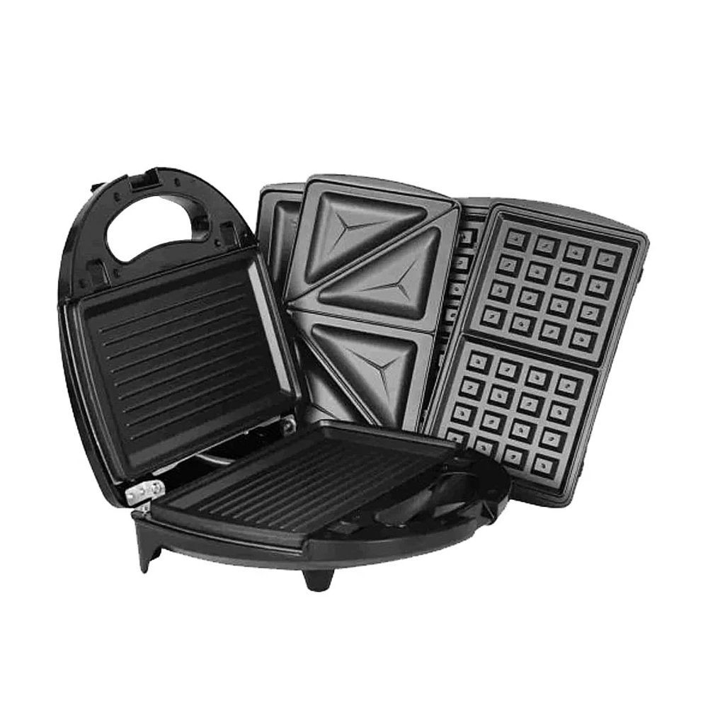 Gaba National Sandwich Maker 3 Steel Plates, 700W, GNE-6192/22