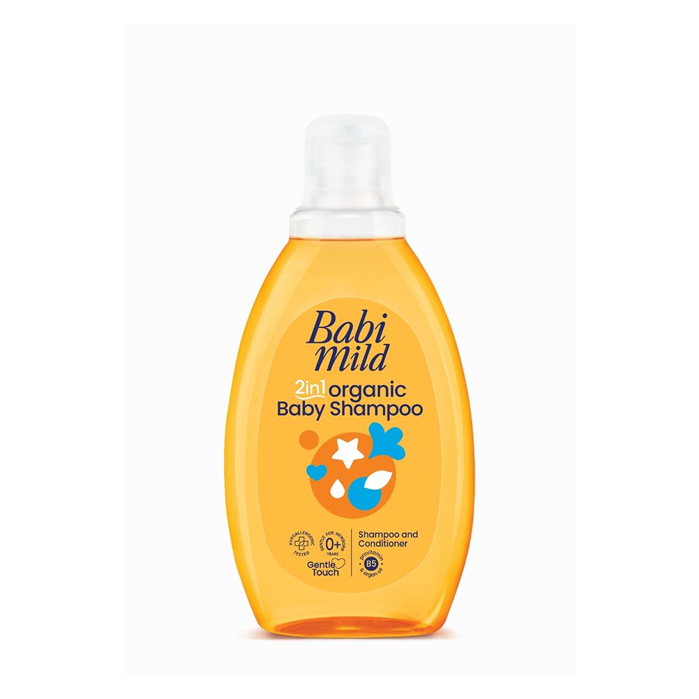 Babi Mild 2-In-1 Baby Shampoo & Conditioner, 200ml
